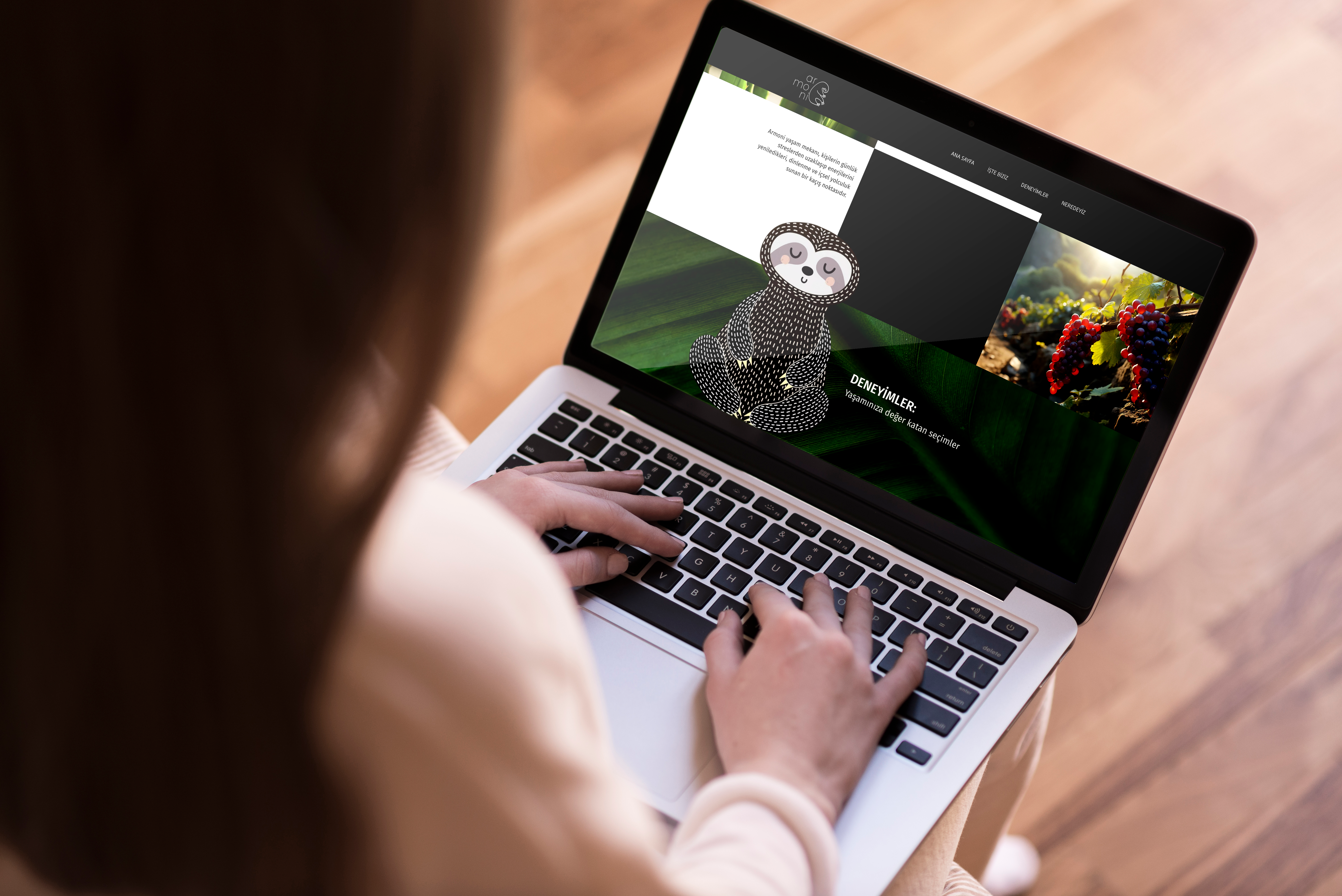 Armoni Website Screenshot